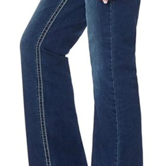 WallFlower Luscious Curvy Bootcut Jeans for Women, Mid-Rise Insta Stretch Denim - Picture 9 of 9